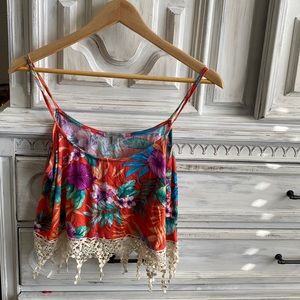 Flora crop top